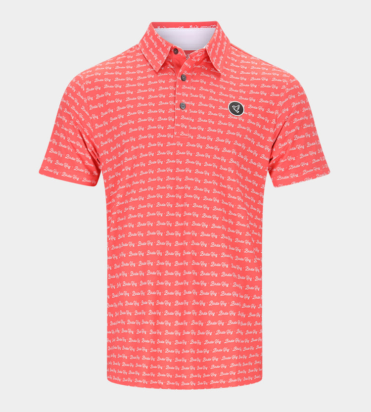 BIRDIE KING POLO CORAL