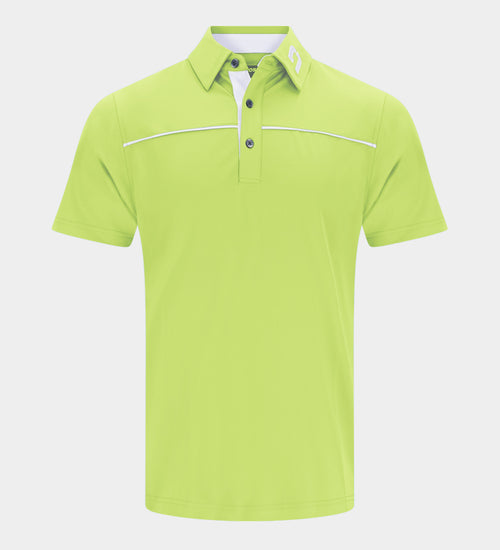 BLOCK PIQUE POLO - CITRON VERT