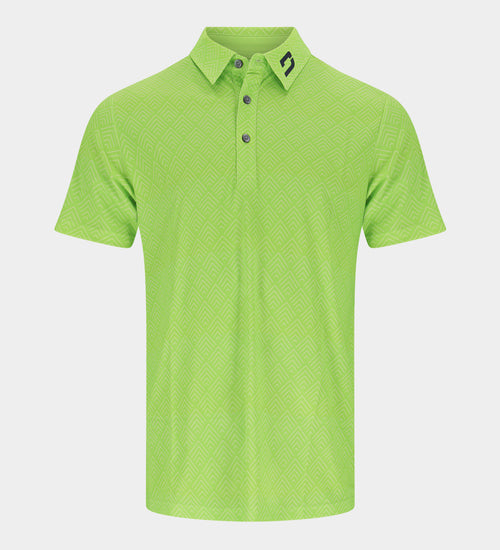 CHEVRON POLO - CITRON VERT