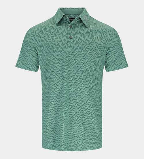 CHEVRON POLO - SAGE