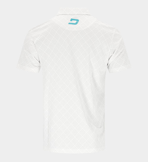 CHEVRON POLO - BLANCO