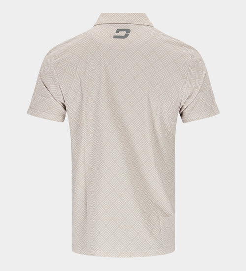 CHEVRON POLO - BEIGE