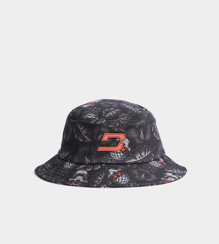 Orange camo bucket hat deals