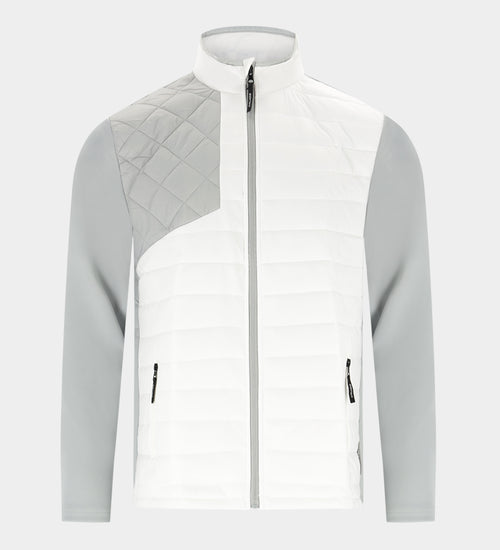 INSULA JACKET - WHITE / GREY