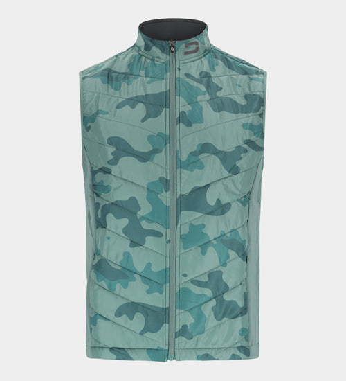 KYTE CAMO GILET - SALVIA