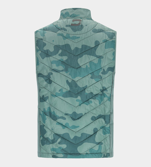 KYTE CAMO GILET - SALVIA