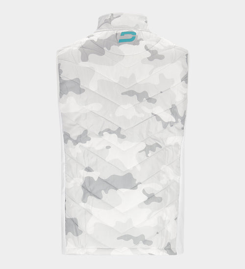 KYTE CAMO GILET - BIANCO