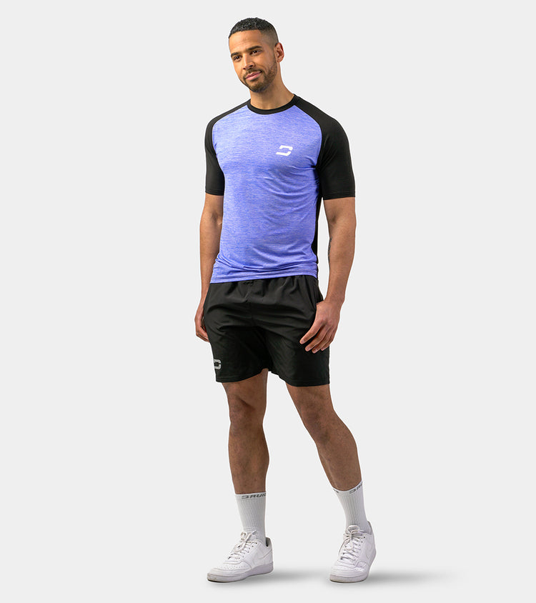 Men's Hybrid Sport Tee In Blue Colour | Sports T-Shirts | Druids