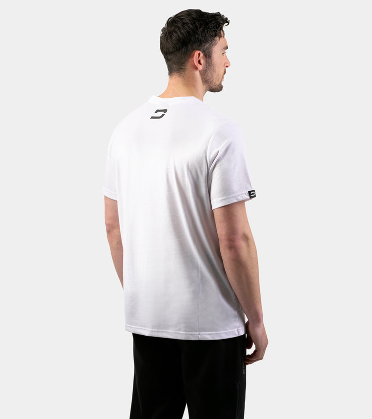 Men's Turbulence T-Shirt In White Colour | Men's Tee | Druids