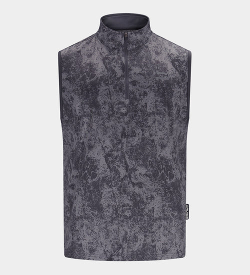 MARBLE SLEEVELESS - CARBONE