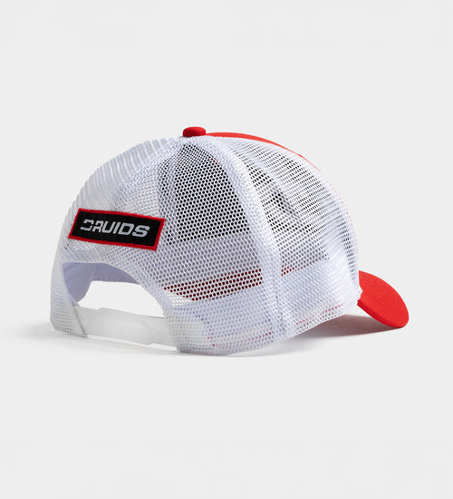 PLAYERS D CAP - RED / WHITE