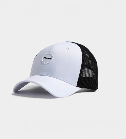 PLAYERS D BADGE CAP - WHITE / BLACK