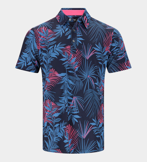 NEON TROPIC POLO - MARINO SUAVE