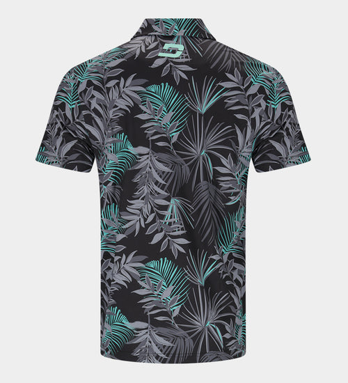 NEON TROPIC POLO - NERO