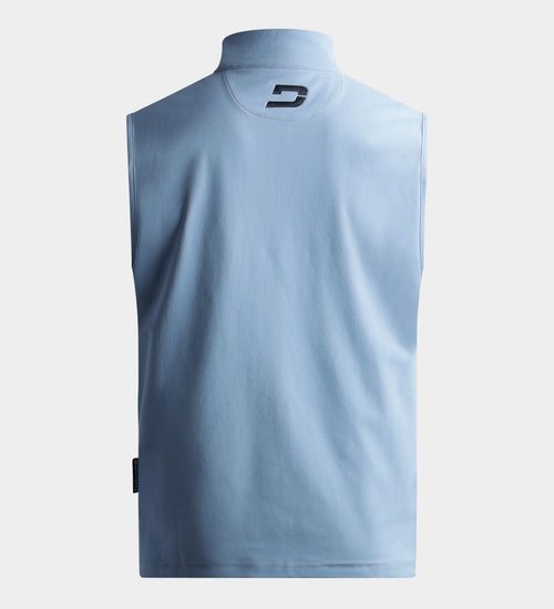 PIQUE SLEEVELESS - BLU