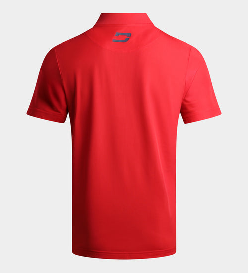 PRIME PIQUE POLO - ROSSO