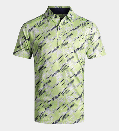 SCUFFED POLO - CITRON VERT