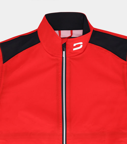 Rain Tek Suit Jacket in Red | Golf Waterproof | Druids