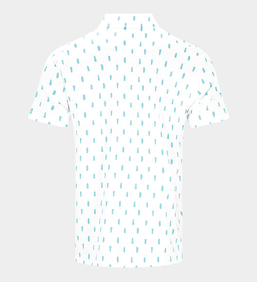 SPLATTER POLO - BIANCO