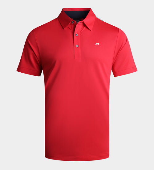 TECH DROP POLO - RED