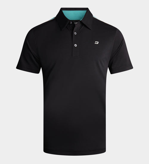 TECH DROP POLO - BLACK