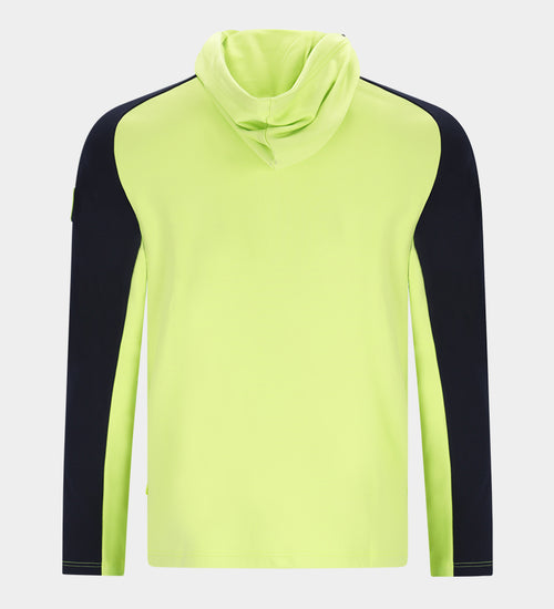 TWO TONE HOODIE 2.0 - LIME / NAVY