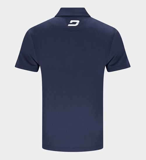 BLOCK PIQUE POLO - NAVY