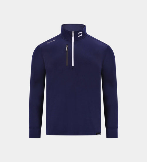 KIDS ULTRA BLEND 1/4 ZIP NAVY