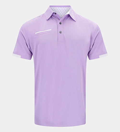 MEN'S FASHION POCKET POLO SHIRT - VIOLA