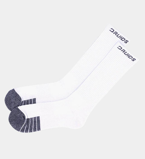 ONE PAIR RIBBED SPORTS SOCKS - WHITE